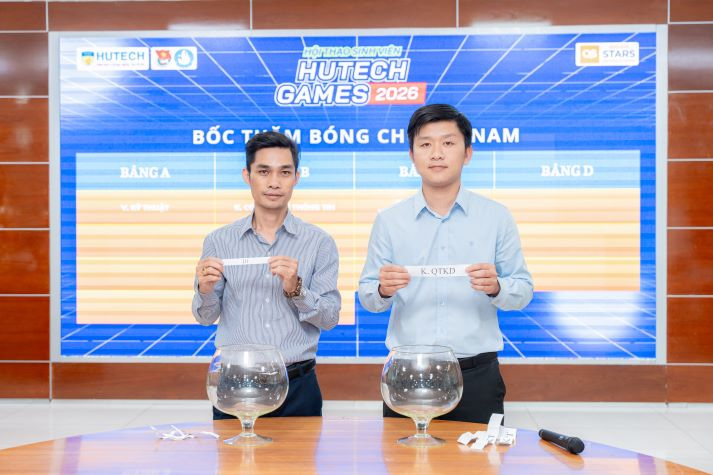 Bốc thăm HUTECH Games 2026: Những cặp đấu duyên nợ chính thức lộ diện 38