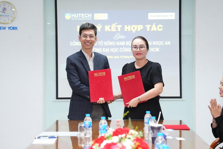 HUTECH signed a cooperation agreement with YouNet Group and Hyundai Ngoc An Company 107