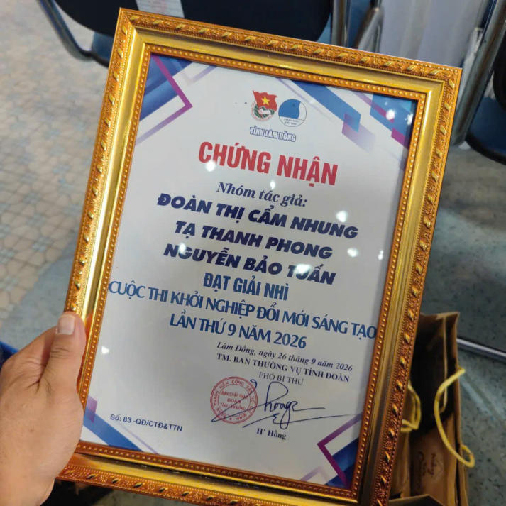 [Gương mặt Tân sinh viên] Tạ Thanh Phong và khát vọng đưa sản phẩm xanh vươn xa bằng kiến thức cơ khí 71