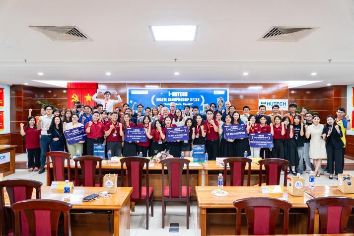 Chung kết I-HUTECH Debate Championship 2025: Tỏa sáng tư duy phản biện và bản lĩnh sinh viên HUTECH 210