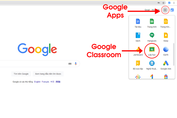 Hướng dẫn tham gia học trực tuyến bằng Google Meet và Google Classroom 185