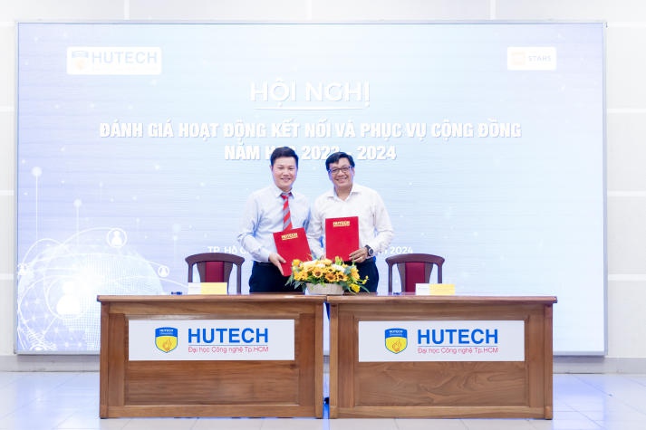 HUTECH tổ chức Hội nghị đánh giá hoạt động kết nối và phục vụ cộng đồng trong sinh viên năm học 2023-2024 85