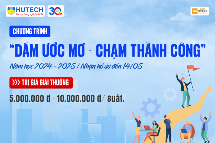 Chương trình “Dám ước mơ - Chạm thành công” năm học 2024-2025 nhận hồ sơ đến 14/5 15