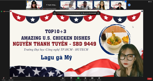 Món Gà dát vàng sốt Coca Cola chiến thắng cuộc thi Nấu ăn trực tuyến từ gà Mỹ - “Amazing U.S. Chicken Dishes" 136