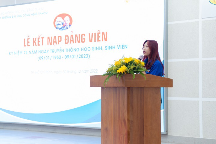 HUTECH kết nạp 05 Đảng viên mới nhân Kỷ niệm 73 năm ngày Truyền thống Học sinh - Sinh viên Việt Nam 51