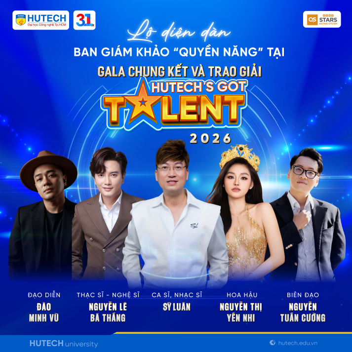 Dàn Ban Giám khảo “quyền lực” tại Gala Chung kết và Trao giải HUTECH’s Got Talent 2026 8
