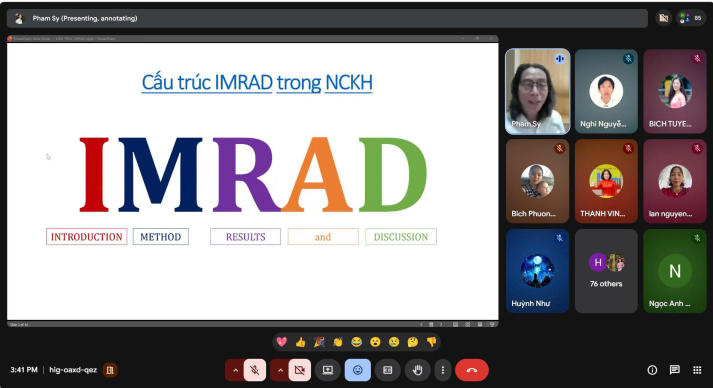 Gỡ “điểm nghẽn” trong nghiên cứu khoa học, sinh viên K.KHXH&QHCC tiếp cận chuẩn IMRAD từ dữ liệu 53