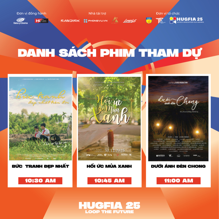 Công chiếu gần 50 phim điện ảnh tại sự kiện HUGFIA 25 vào 30-31/12 tới 535