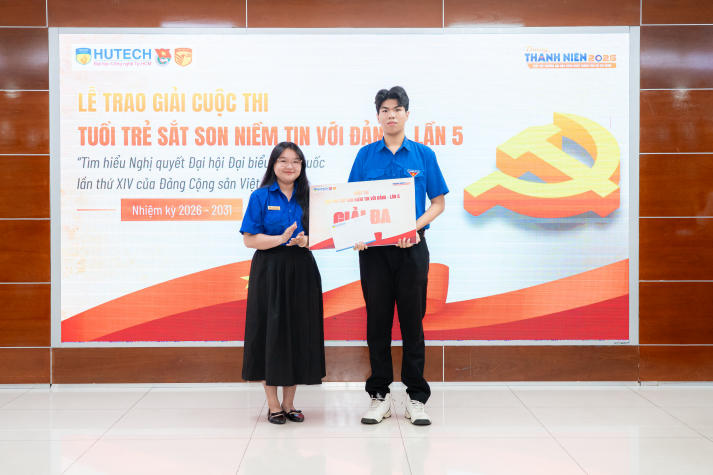 Tuổi trẻ HUTECH lan tỏa niềm tin với Đảng và lý tưởng cách mạng qua Cuộc thi “Tuổi trẻ sắt son” lần 5 99