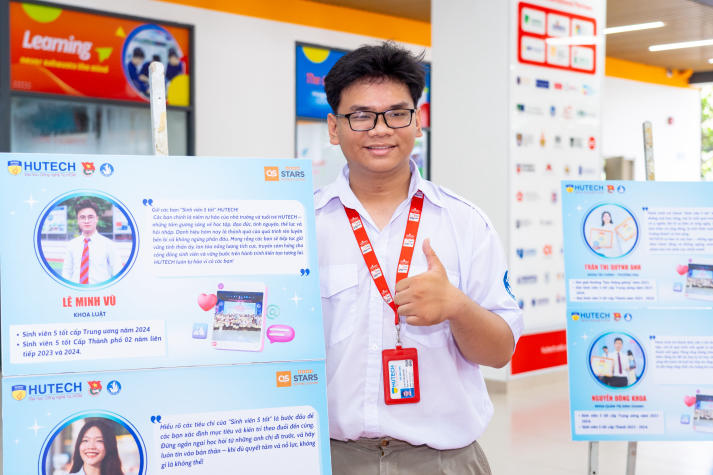 Ngày hội Sinh viên 5 tốt HUTECH năm học 2024 - 2025: Chạm vào hành trình “5 tốt” với không gian triển lãm rèn luyện toàn diện 120