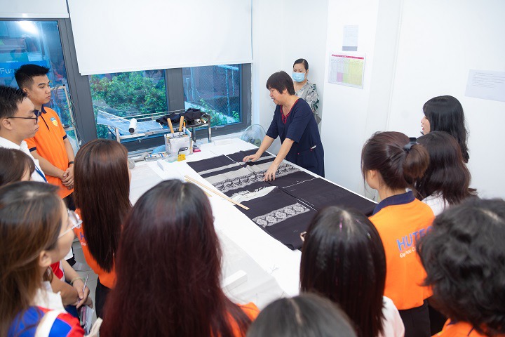 Sinh viên Khoa Nhật Bản học tìm hiểu về quy trình may Kimono tại Công ty TNHH Nihonwasou 143