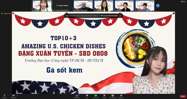 Món Gà dát vàng sốt Coca Cola chiến thắng cuộc thi Nấu ăn trực tuyến từ gà Mỹ - “Amazing U.S. Chicken Dishes" 138
