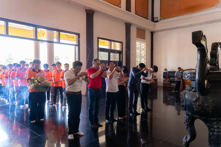 [Ảnh] Sinh viên Viện Văn hóa - Nghệ thuật - Thể thao trải nghiệm thực tiễn học phần Du lịch thể thao tại Vũng Tàu 15