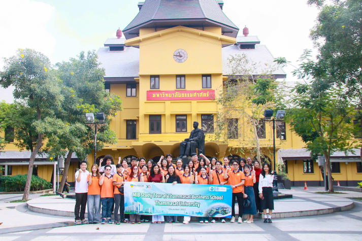 Marketing and International Business students participate in study and exchange program at Thammasat Business School 63