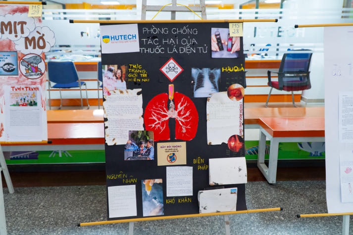 Ấn tượng buổi triển lãm Cuộc thi làm báo tường “Phòng, chống tác hại của thuốc lá điện tử” 45