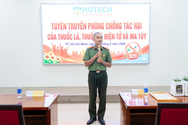 Sinh viên HUTECH nâng cao nhận thức về ma túy, thuốc lá điện tử và lối sống học đường an toàn 88