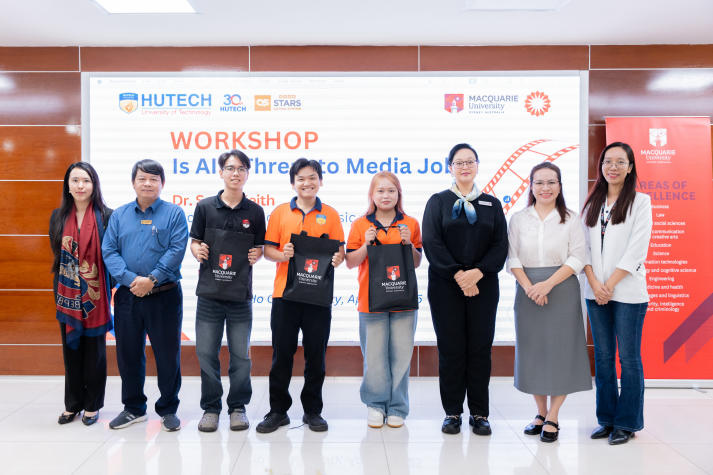 HUTECH-ers explore the potential of AI in media with expert from Macquarie University 99