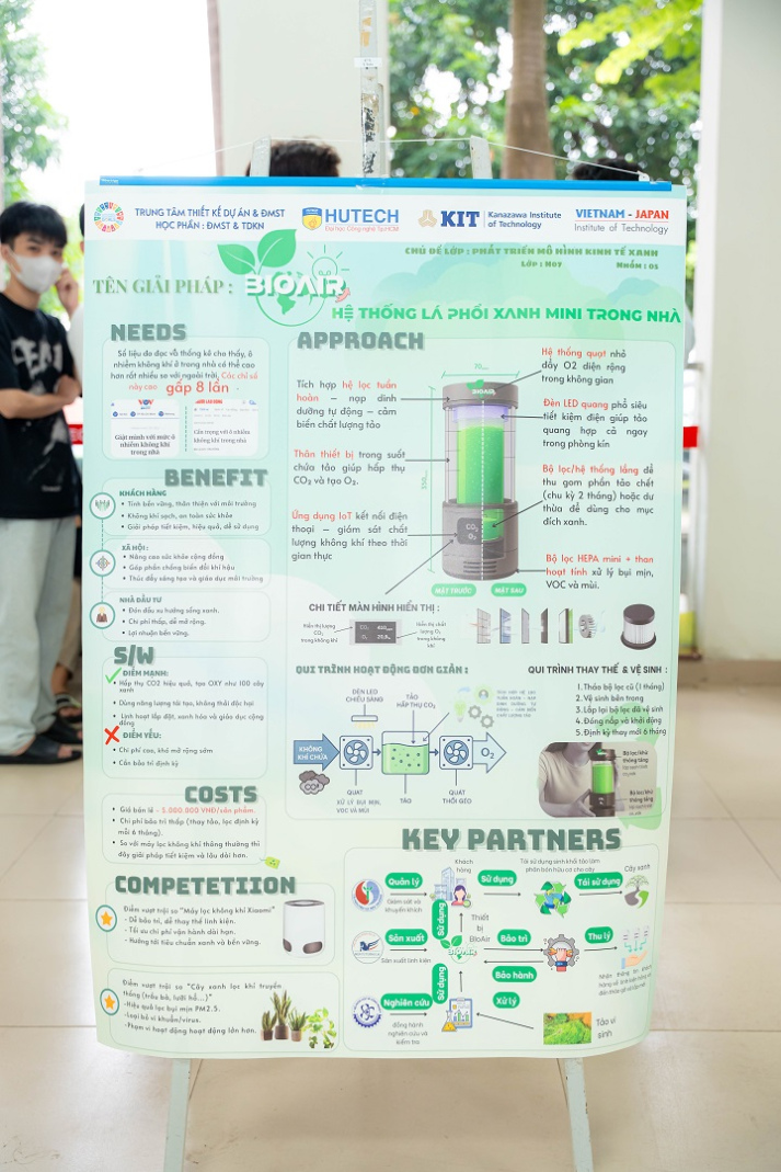 Poster presentation highlights HUTECH and CMU students’ innovation in environmental and technological solutions 97