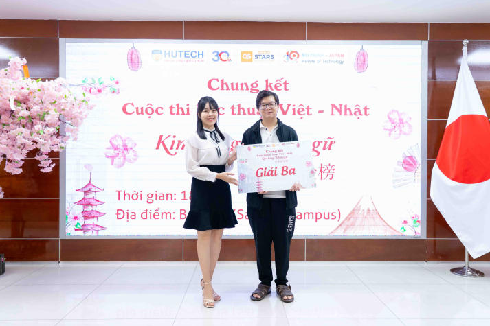 Chung kết "Kim bảng Nhật ngữ": Sân chơi trí tuệ, lan toả văn hóa Nhật Bản tại VJIT 223