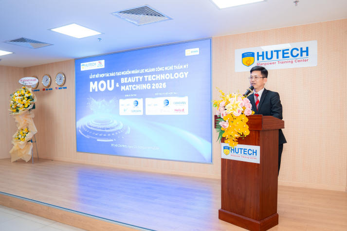 [Video] HUTECH ký kết hợp tác doanh nghiệp, mở rộng cơ hội thực hành ngành Công nghệ thẩm mỹ 37