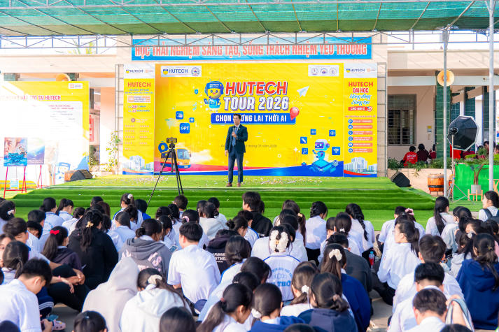 HUTECH Tour 2026 tại THPT An Thới (Bến Tre cũ): Đồng hành cùng học sinh vững vàng chọn ngành, tự tin bước vào tương lai 10