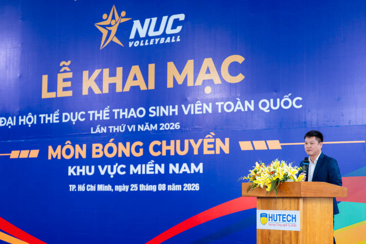 49 đội bóng hội tụ tại HUTECH, mở màn vòng Loại Bóng chuyền Đại hội Thể thao Sinh viên toàn quốc 2026 43