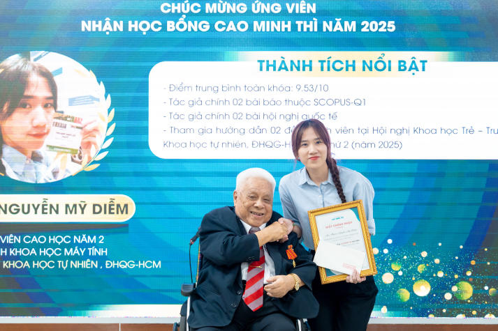 Học bổng Cao Minh Thì 2025 vinh danh 24 cá nhân tiêu biểu trong học tập và nghiên cứu 338