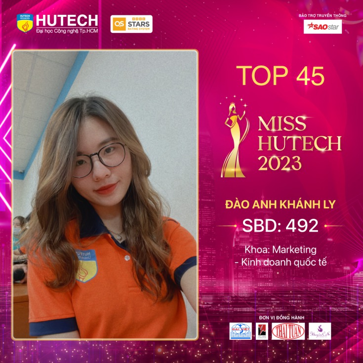 Top 45 thí sinh xuất sắc nhất của Miss HUTECH 2023 chính thức lộ diện 152