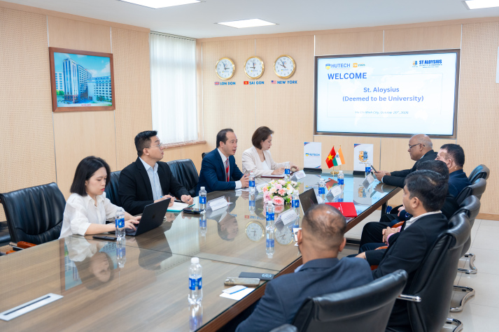 Kết nối học thuật Việt - Ấn, HUTECH và St Aloysius trao đổi hợp tác đào tạo xuyên quốc gia và trao đổi sinh viên 28