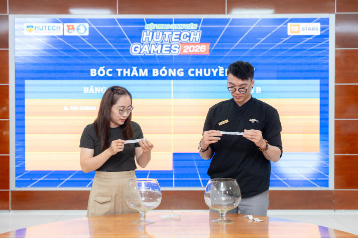 Bốc thăm HUTECH Games 2026: Những cặp đấu duyên nợ chính thức lộ diện 35