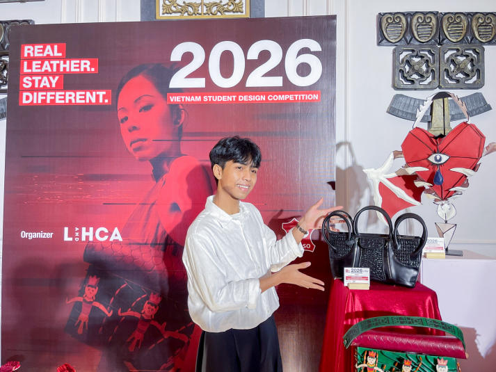 Sinh viên Thiết kế thời trang chinh phục giải Nhì “Real Leather. Stay Different” Việt Nam 2026 25