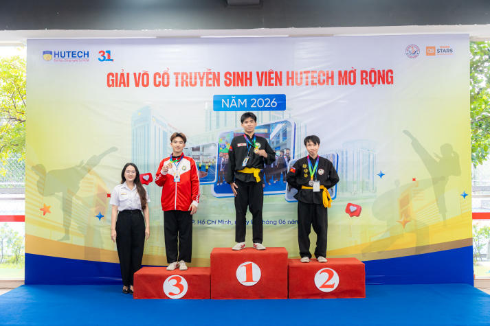 [Video] HUTECH đạt giải Nhì toàn đoàn tại Giải Võ cổ truyền sinh viên HUTECH mở rộng năm 2026 72
