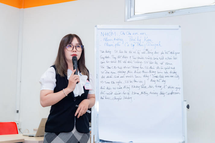 Sử dụng ngôn ngữ trong giao tiếp: Chìa khóa để thấu hiểu và hỗ trợ sinh viên HUTECH 85