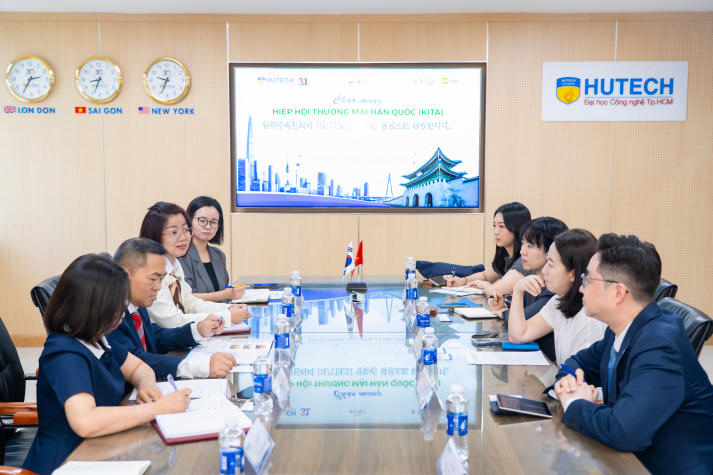 HUTECH và Hiệp hội Thương mại Quốc tế Hàn Quốc (KITA) thúc đẩy kết nối đào tạo với doanh nghiệp Hàn Quốc 11
