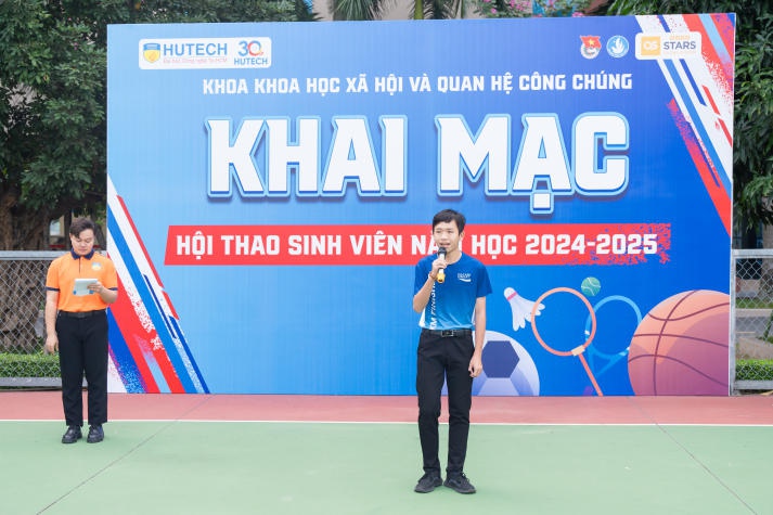 Khoa Khoa học Xã hội và Quan hệ Công chúng tưng bừng khai mạc Hội thao sinh viên năm học 2024-2025 42