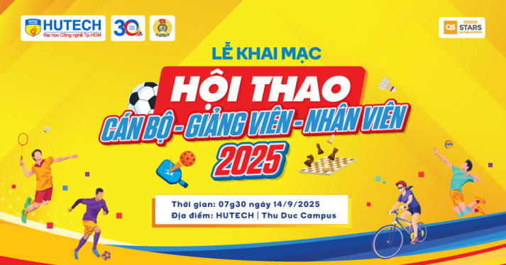 [Video] Hội thao Cán bộ - Giảng viên - Nhân viên HUTECH 2025: Trở lại rực lửa, bùng nổ đam mê thể thao 16