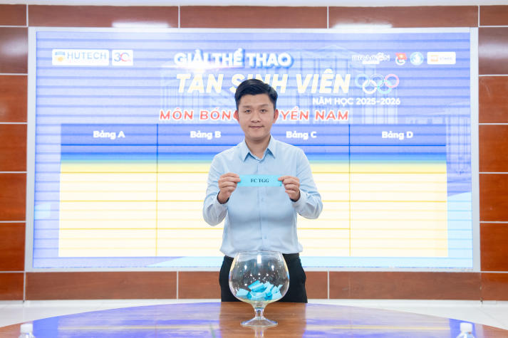 Giải thể thao chào đón tân sinh viên hoàn tất bốc thăm, sẵn sàng hướng đến Lễ khai mạc vào ngày 23/10 75