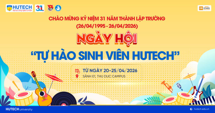 Khởi động từ ngày 20/4, Ngày hội “Tự hào Sinh viên HUTECH” mang đến loạt hoạt động sôi nổi 21