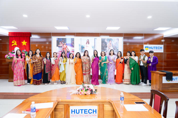 HUTECH faculty and staff explore Bhagavad Gita leadership philosophy and traditional Indian culture 107