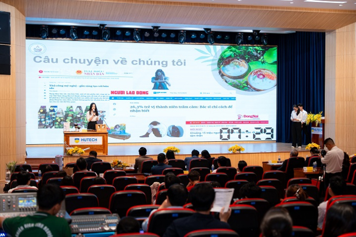 Chung kết HUTECH Startup Wings 2025: Trà sữa thảo mộc dạng viên nén TEA PIE lên ngôi Quán quân 63