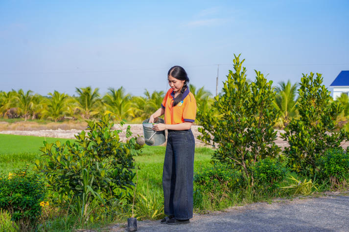 Xuân sắc xanh 2026: Sinh viên HUTECH mang Tết yêu thương đến với người dân Vĩnh Long 108