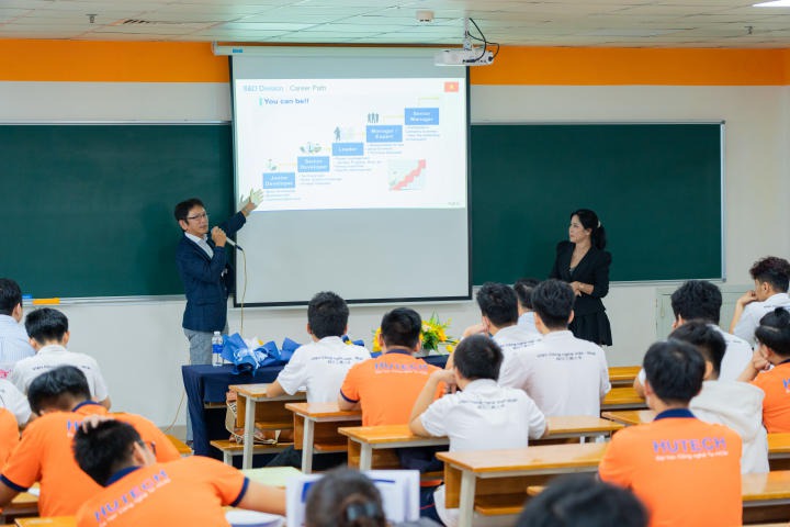 Sinh viên VJIT trau dồi nhiều kiến thức hữu ích tại khóa học kỹ năng chuyên môn cùng Công ty NEC Việt Nam 56