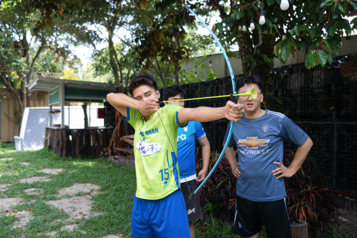 [Ảnh] Trải nghiệm thể thao toàn diện của sinh viên ngành Quản lý thể dục thể thao tại NV Sport Camp 75