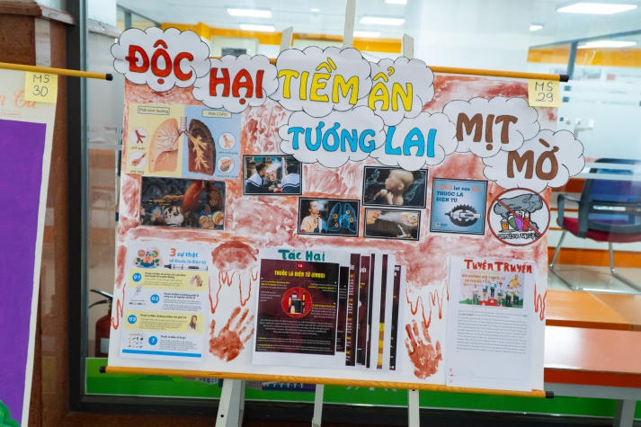 Ấn tượng buổi triển lãm Cuộc thi làm báo tường “Phòng, chống tác hại của thuốc lá điện tử” 37