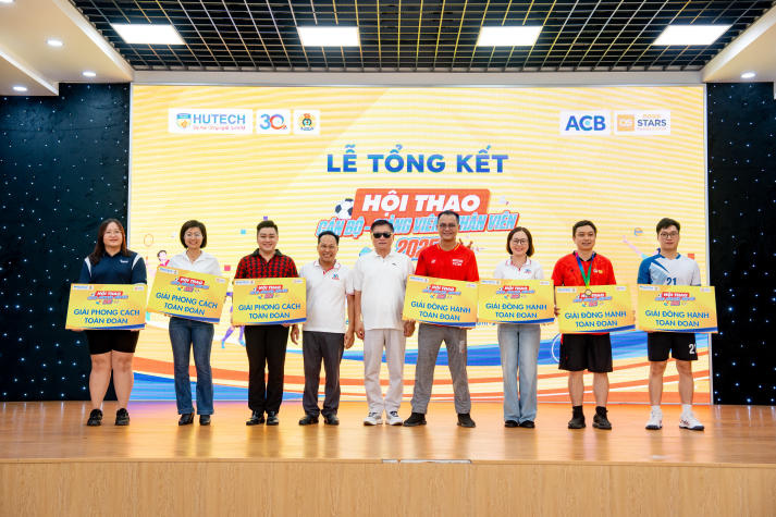 [Video] [Hội thao CB-GV-NV HUTECH 2025]: Khép lại mùa giải với những chiến thắng rực rỡ và tinh thần gắn kết 334