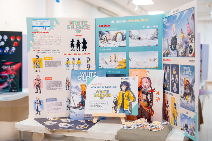 Sinh viên Thiết kế đồ họa xây dựng “vũ trụ game mini” qua loạt đồ án tại triển lãm Thiết kế dựng hình 10