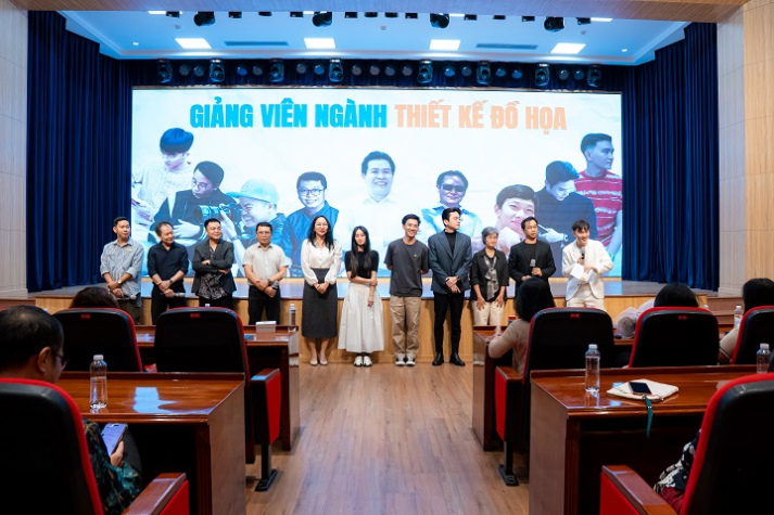 Đạo diễn Phạm Thiên Ân truyền cảm hứng tại lễ chào đón tân binh Truyền thông - Điện ảnh 79