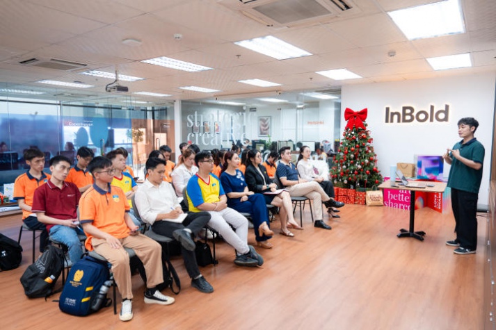 Khám phá ngành sáng tạo tại InBold: Hành trang quý giá cho sinh viên Marketing I-HUTECH 35