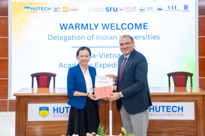 HUTECH fosters international cooperation with leading Indian universities 128