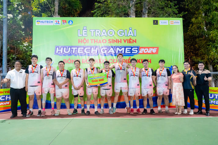 [HUTECH Games 2026] Ngôi vương Bóng rổ nam chính thức lộ diện sau trận Chung kết kịch tính 73